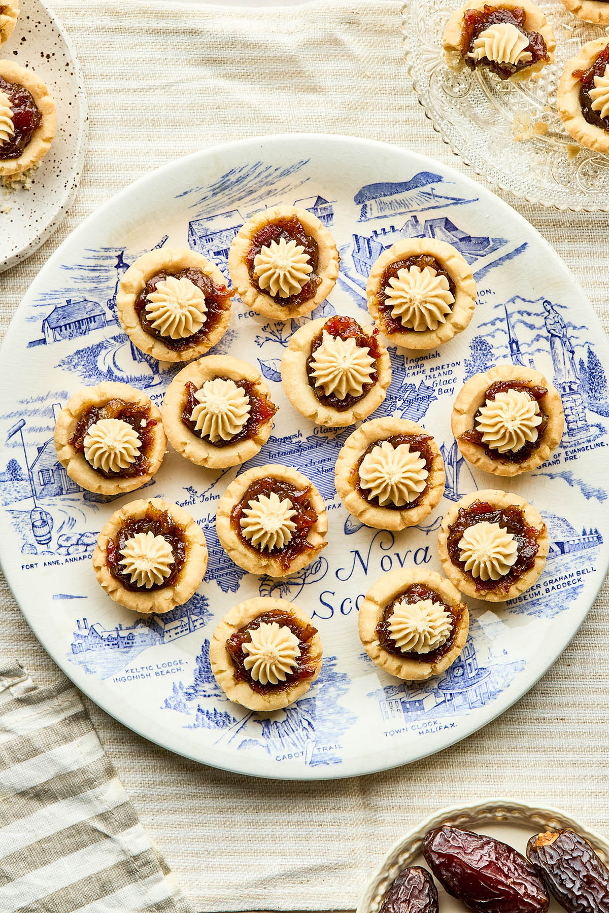 A plate of Cape Breton pork pies.